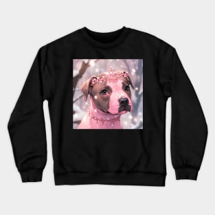 Cute Pit Bull Puppy Crewneck Sweatshirt